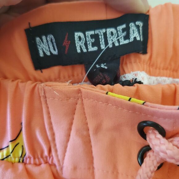 No Retreat Men's Size XL Banana Print Swim Trunks Board Shorts NWT - Picture 4 of 16